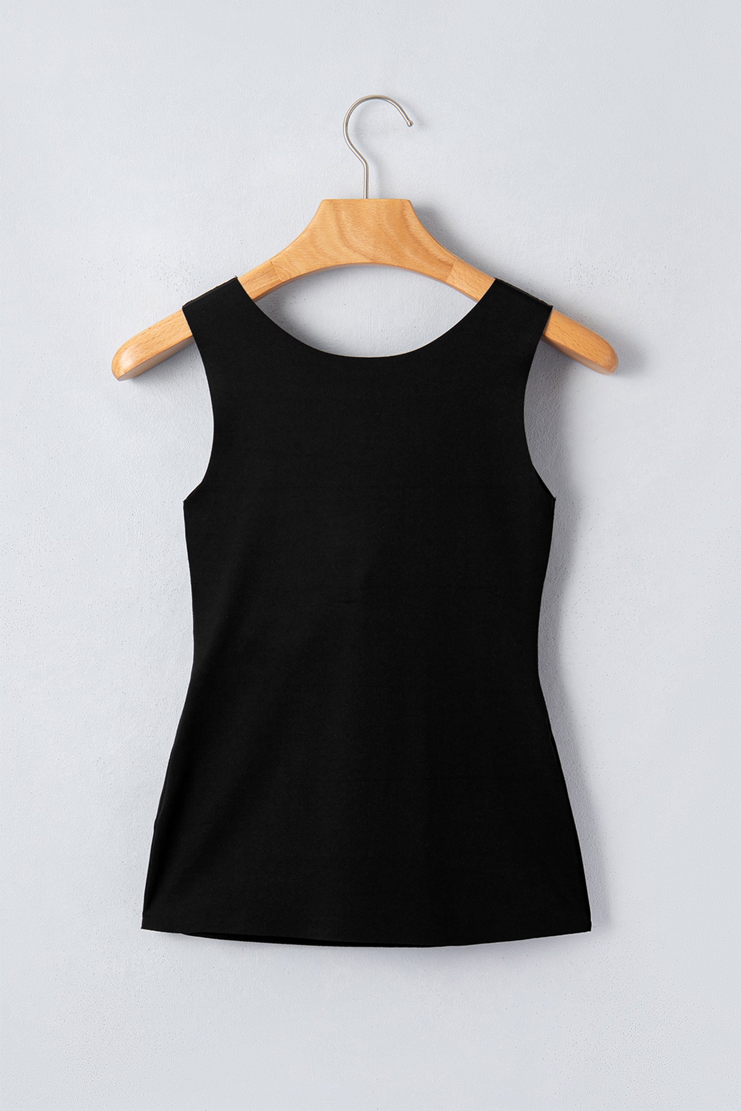 Solid Wide Strap Athleisure Tank Top