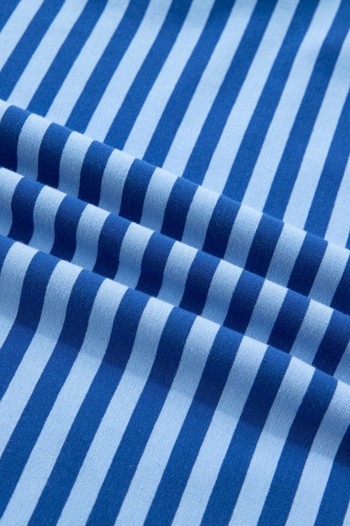 Stripe Long Sleeve Pullover & Shorts Set