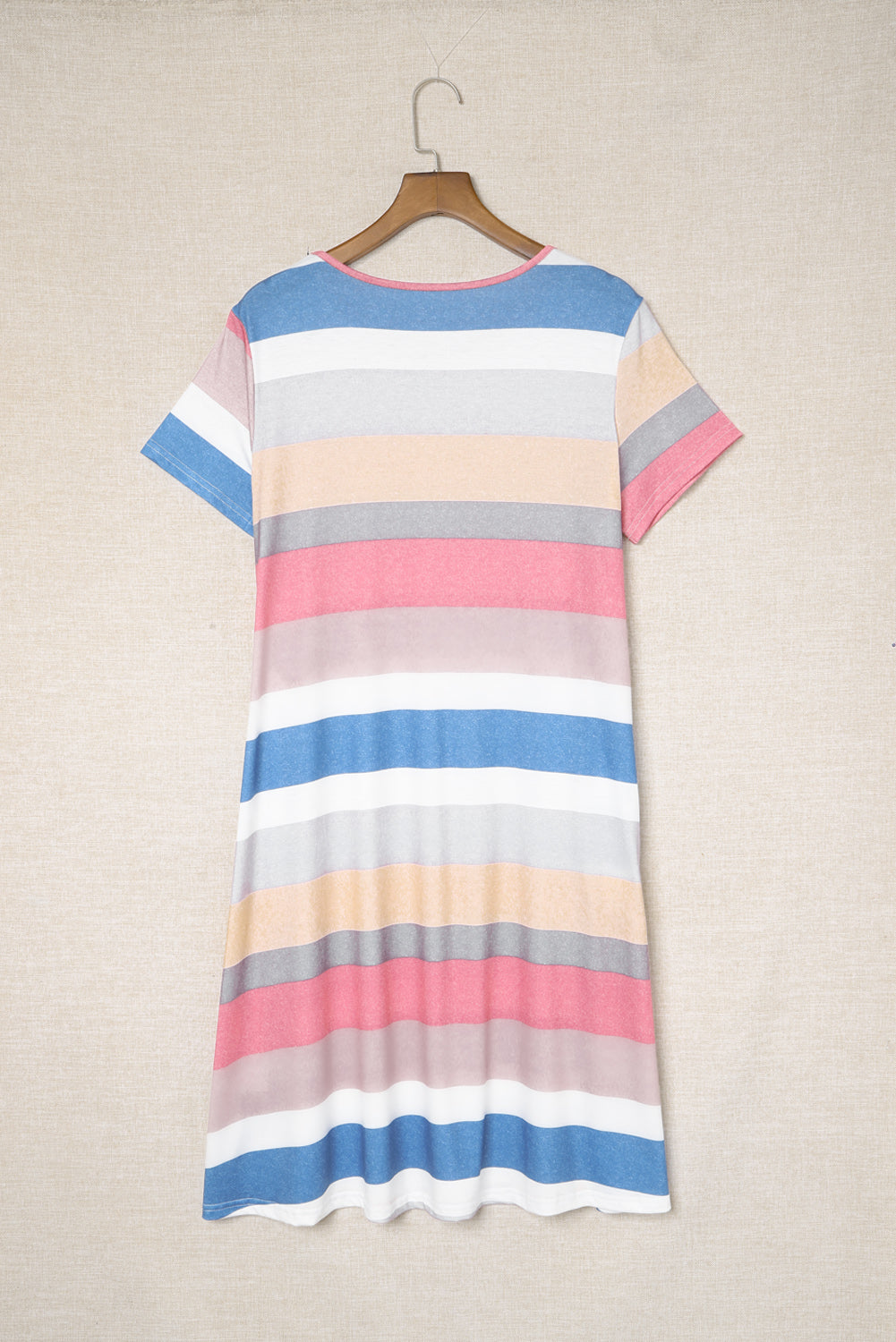 Stripe Midi T-Shirt Dress