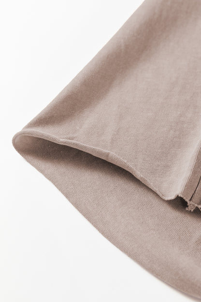 Mineral Wash Reverse Seam Drawstring Elastic Waist Pants