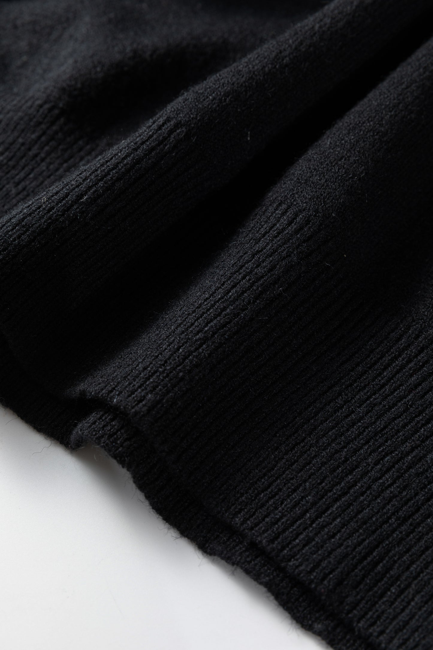 Solid High Neck Sweater and Pleated Mini Skirt Set