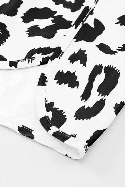 Leopard High Waist Athletic Shorts