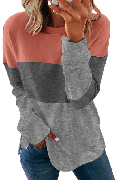 Colorblock Drop Shoulder Sweatshirt