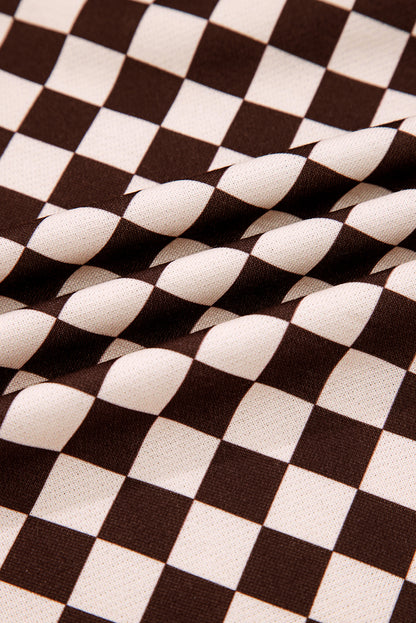 Checker Top and Pants Set