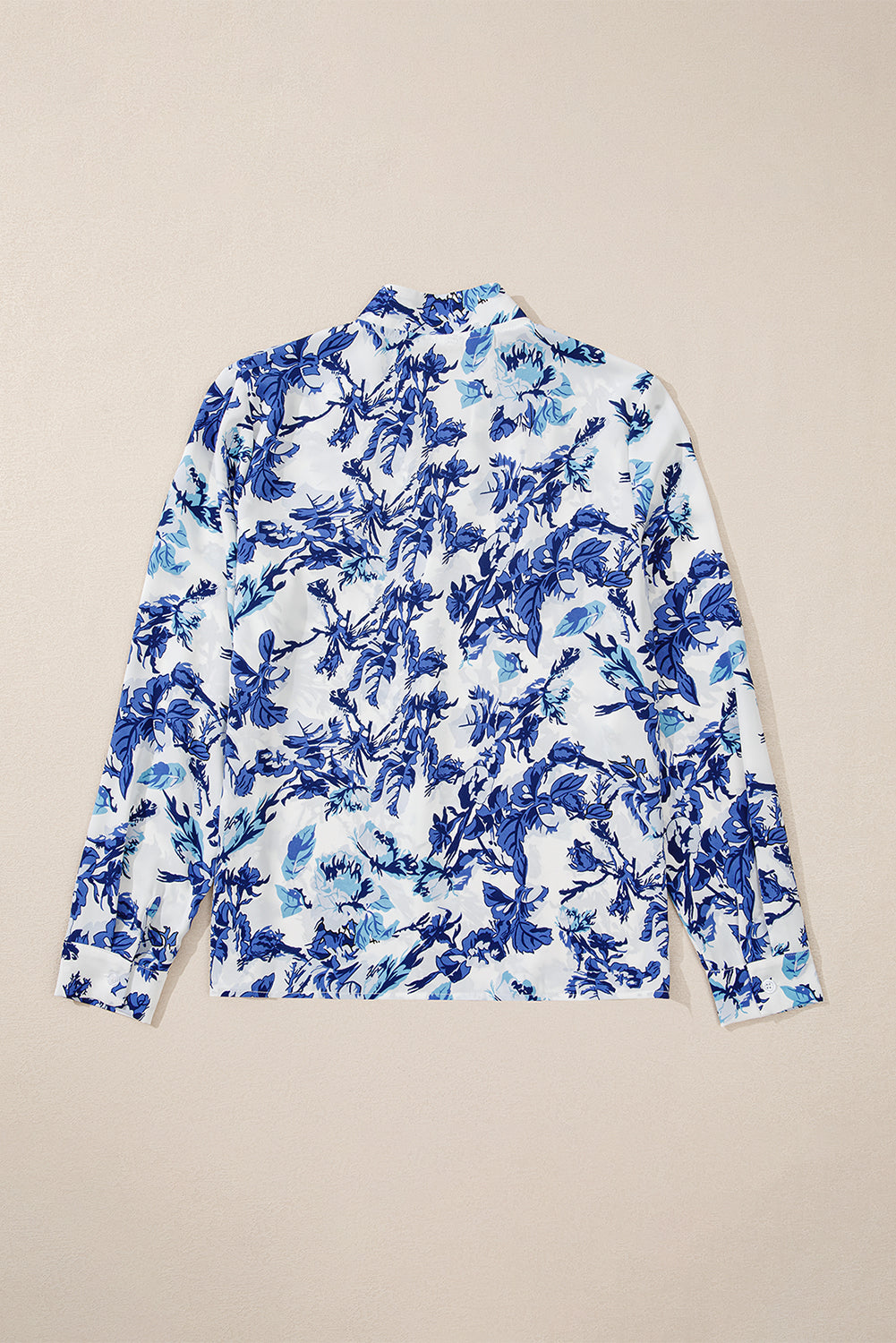 Floral Notched Neck Blouse