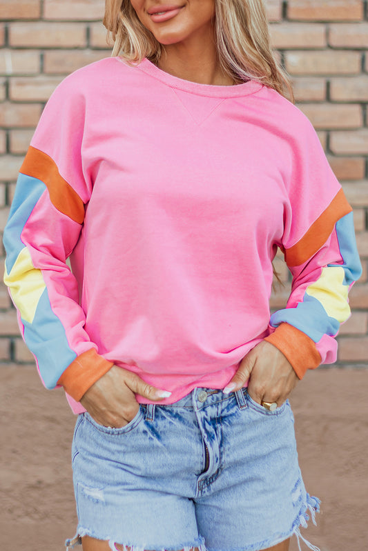 Colorblock French Terry Top