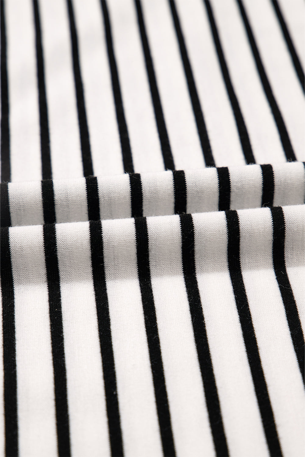 Stripe Collared V-Neck Tee & Shorts Set