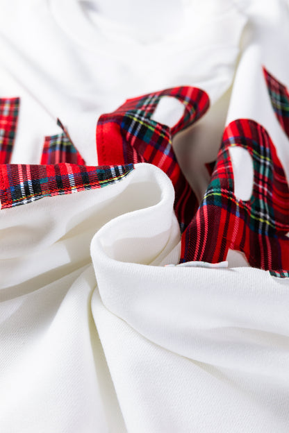 Christmas Plaid MERRY Crewneck Sweatshirt