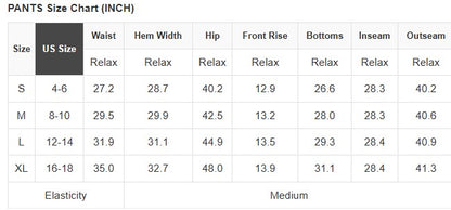 Colorblock Flower Patchwork Drawstring Wide Leg Pants