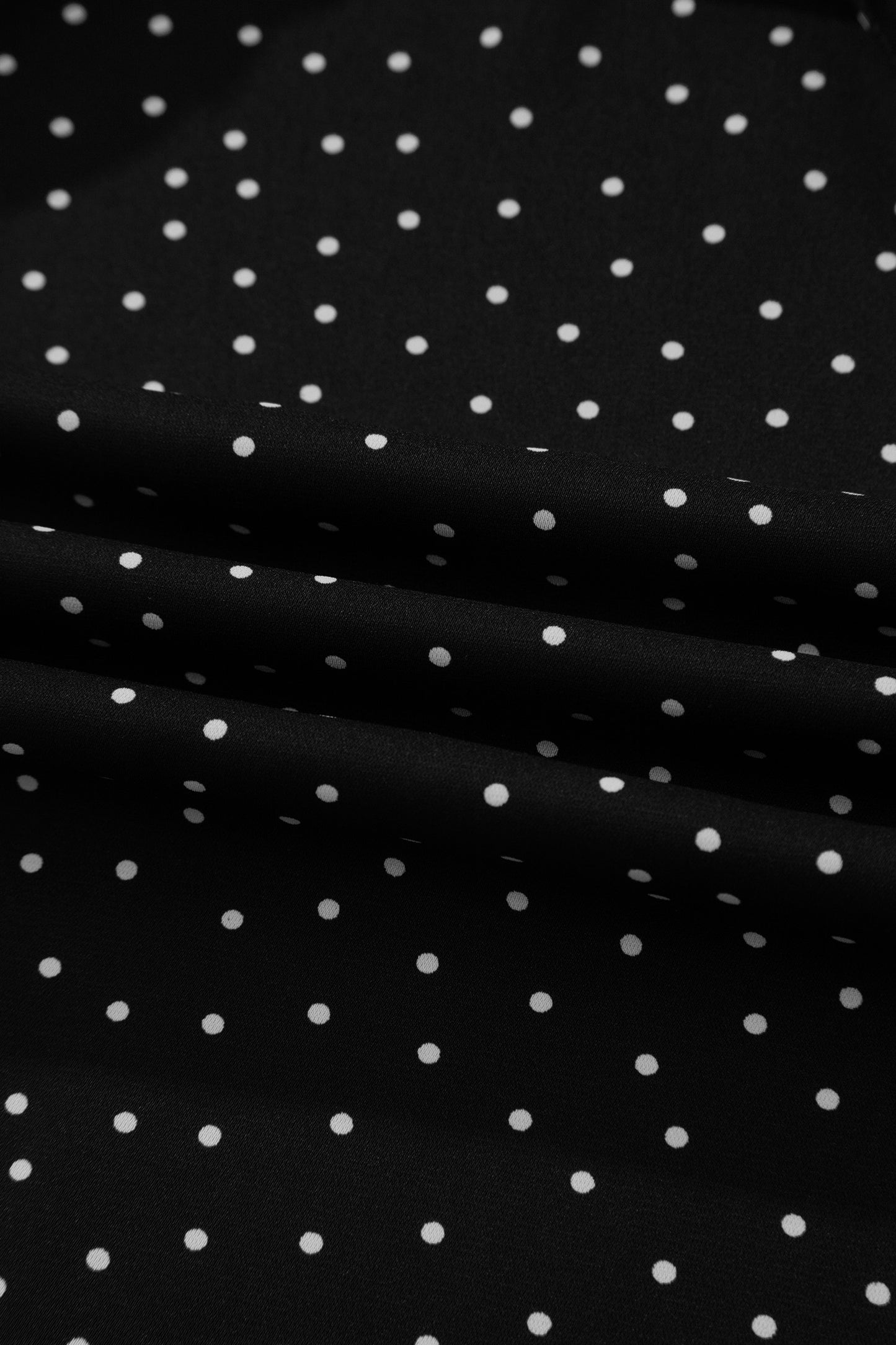 Polka Dot Lace Trim Wrap Mini Dress