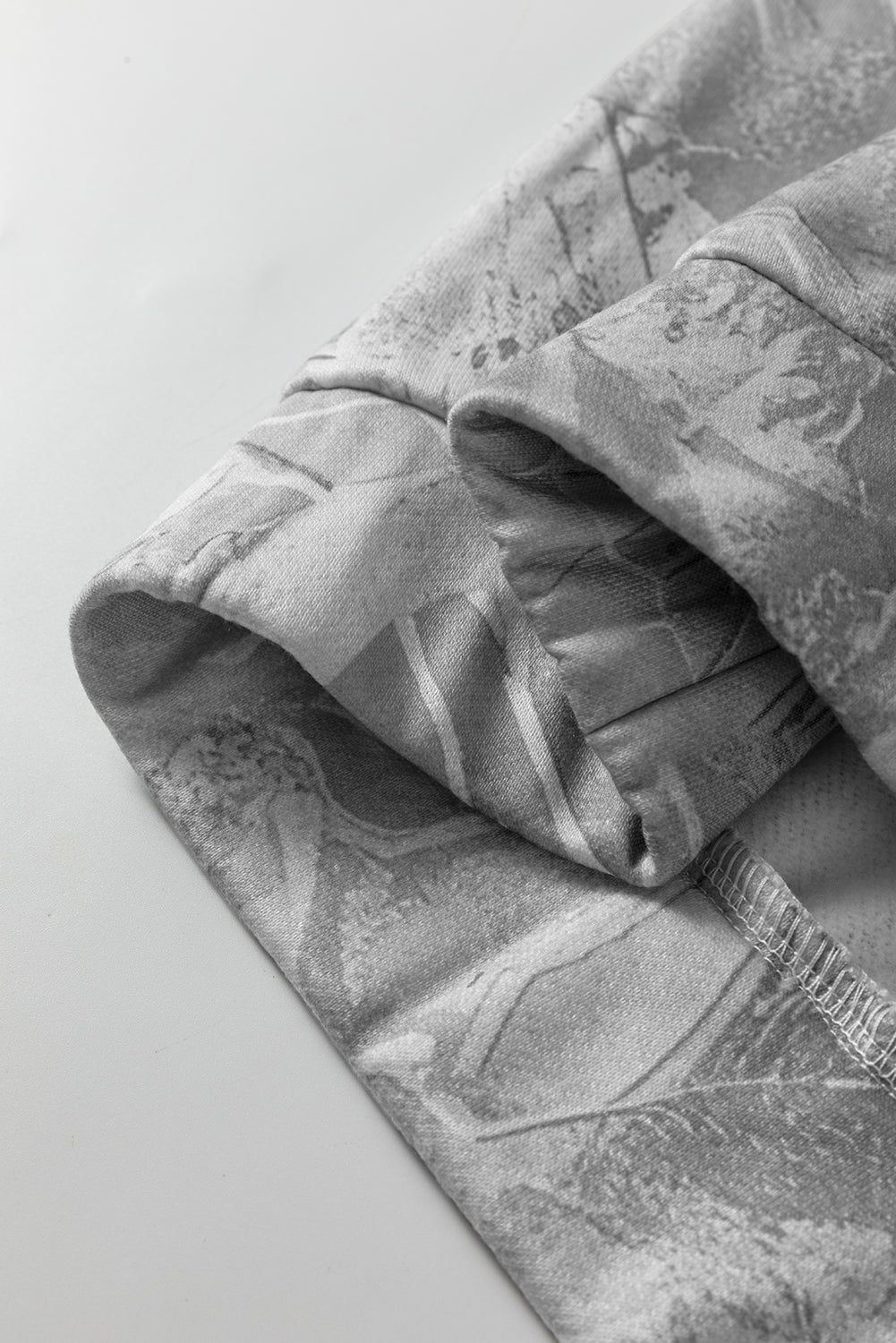 Camo Kangaroo Pocket Drop Shoulder Hoodie