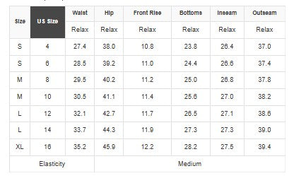 Denim Plaid Grommet Drawstring Waist Jeans