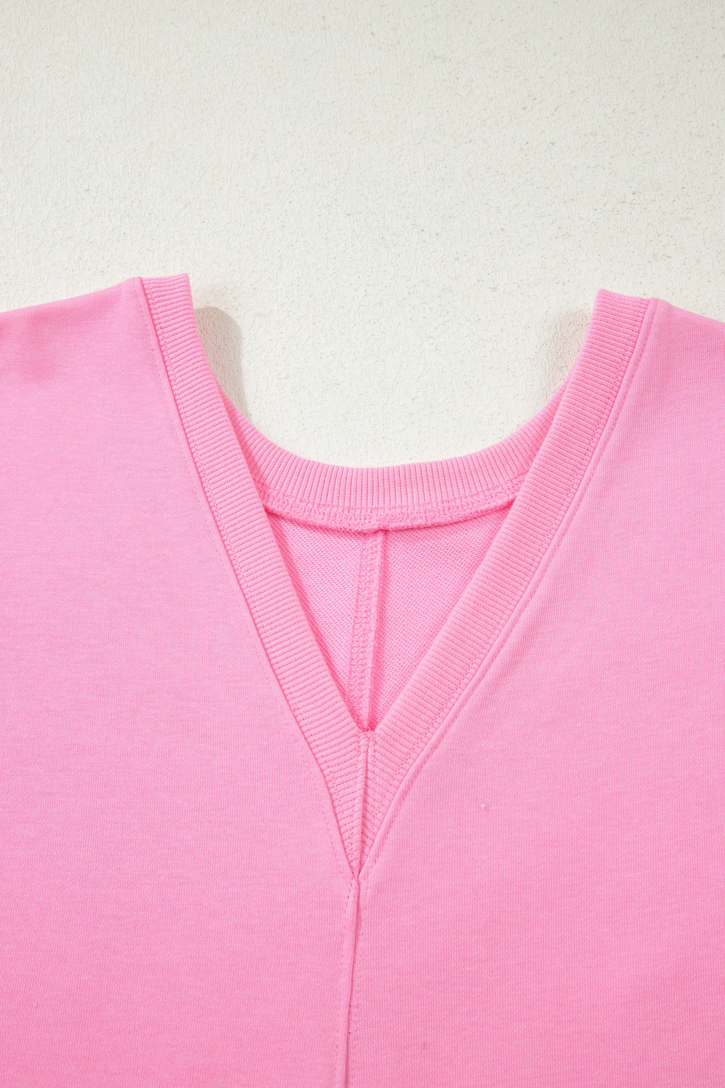 Solid Raw Edge Short Sleeve Pocketed Romper