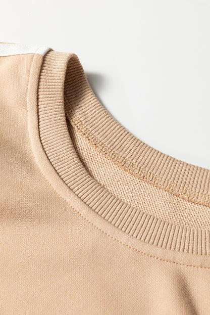 Varsity Stripe Crewneck Pullover and Sweatpants Set