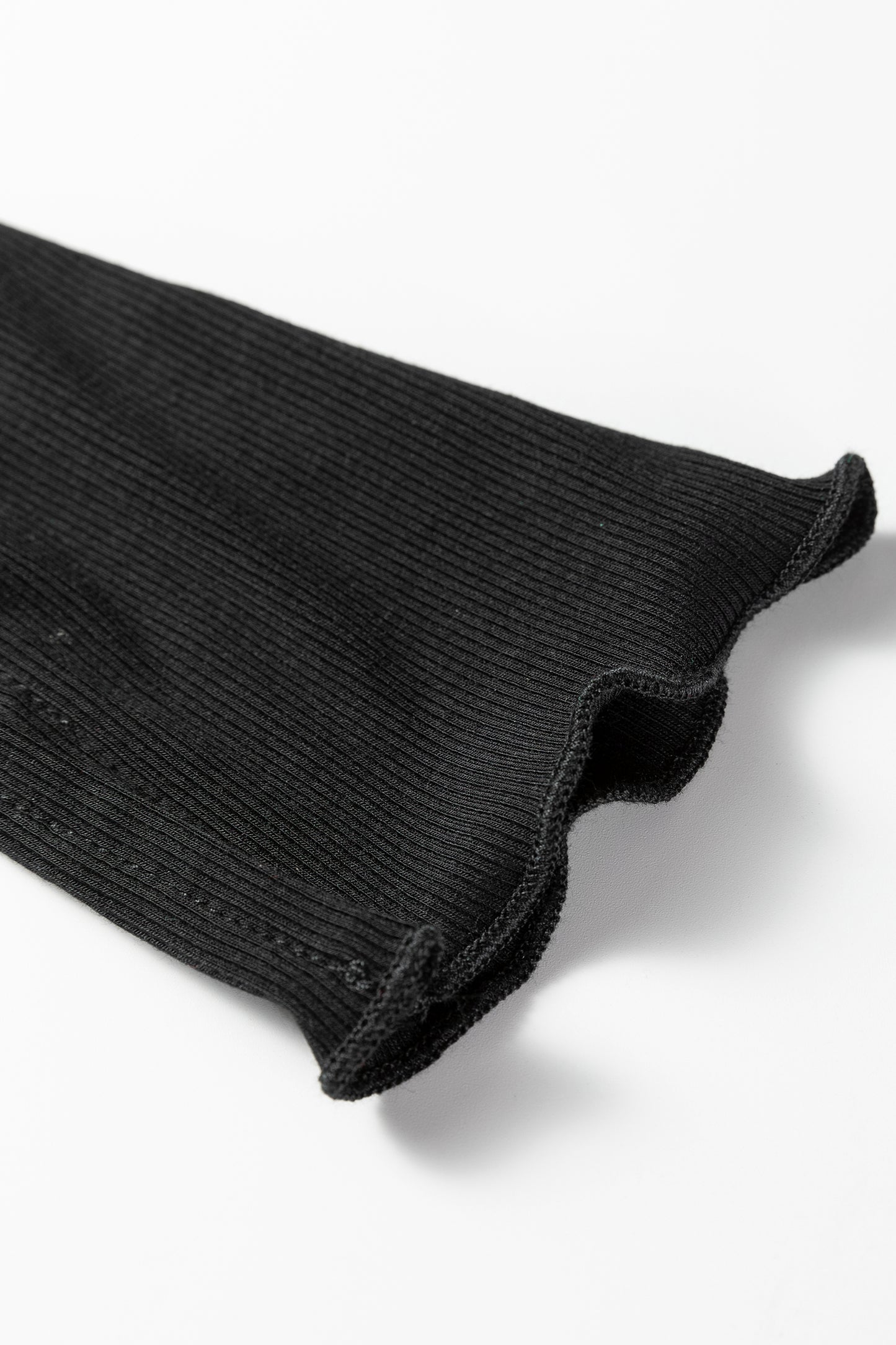 Lace Sheer Long Sleeve Henley Top