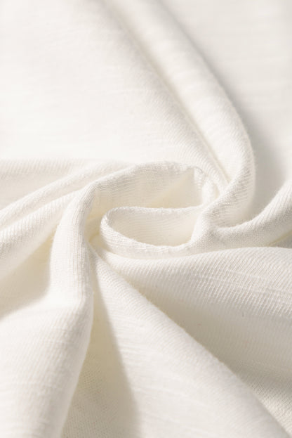 Floral Patchwork Flutter Sleeve Ricrac Trim Blouse