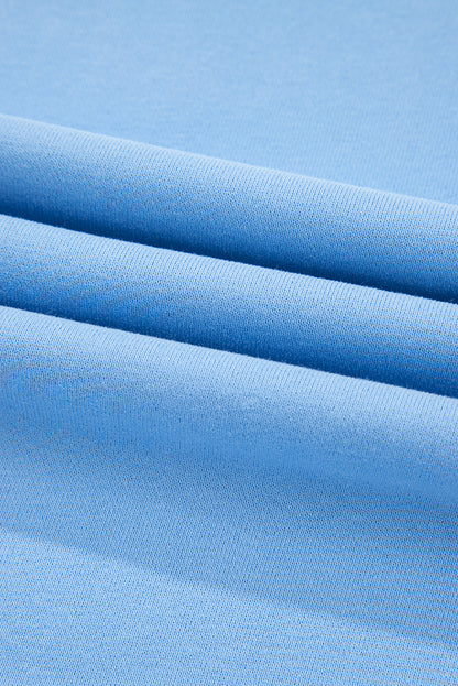 Colorblock Stripe Pullover and Shorts Set