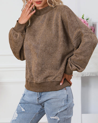 Drop Shoulder Crewneck Sweatshirt