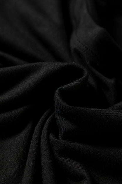 Solid Scoop Neck Long Sleeve Top