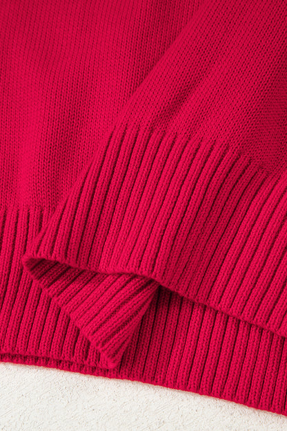 MERRY Christmas Drop Shoulder Baggy Sweater