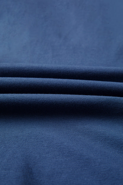 Colorblock Star Patchwork Long Sleeve Top