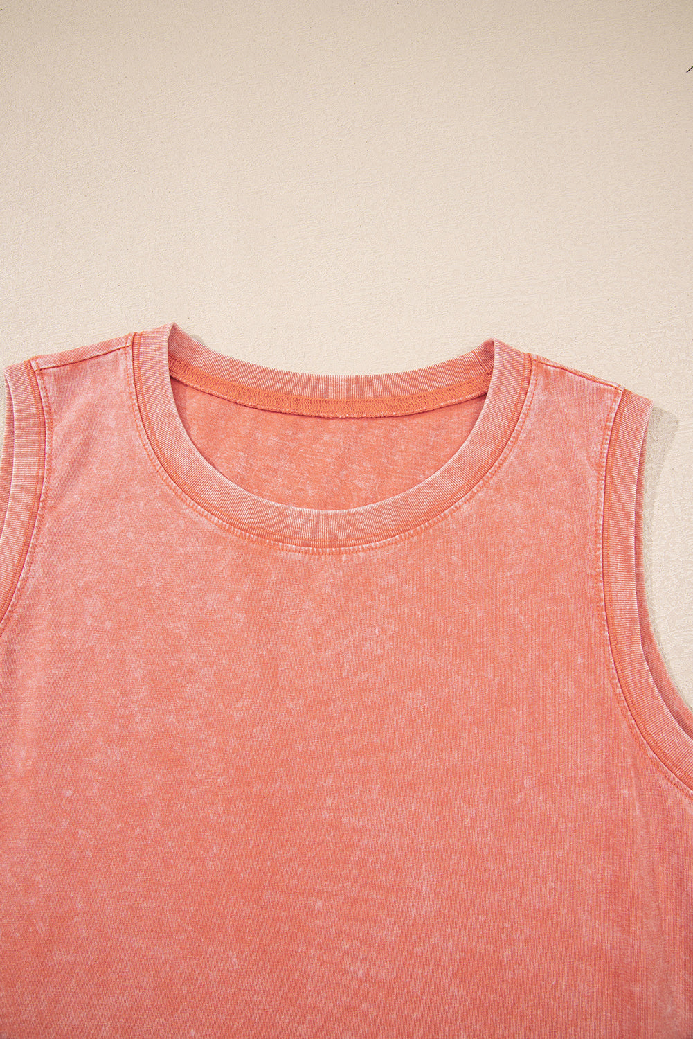 Mineral Wash Pocketed Tank Mini Dress