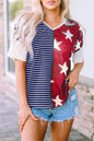 Stars and Stripes Short Sleeve Top