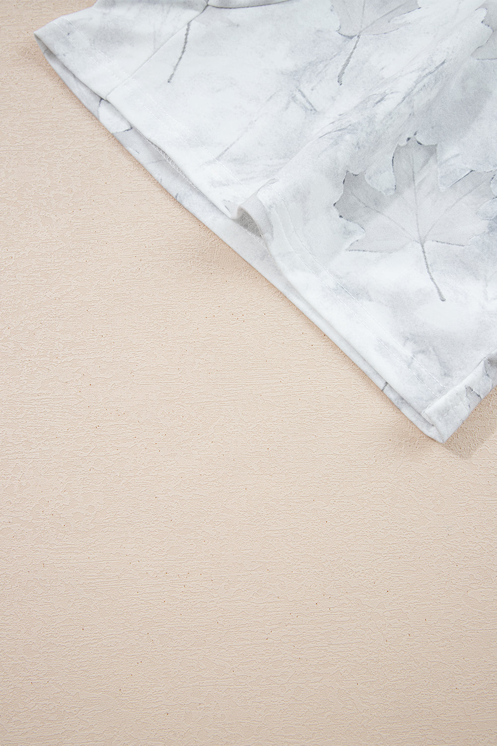 Camo Abstract Top and Elastic Waist Short Set