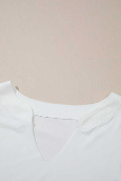 Plus Size Stripe Colorblock V-Neck Long Sleeve Blouse