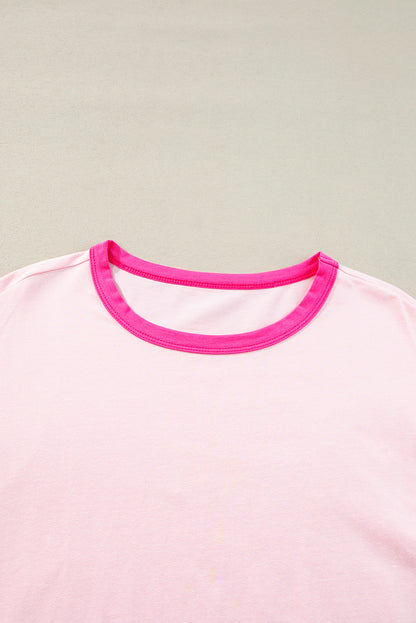 Colorblock Patchwork Long Sleeve Top