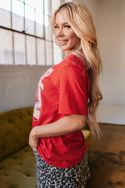 COWBOY Take Me Away Western Crewneck Tee