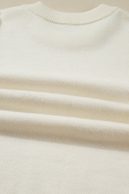 Christmas Bow Sequin Holiday Sweater