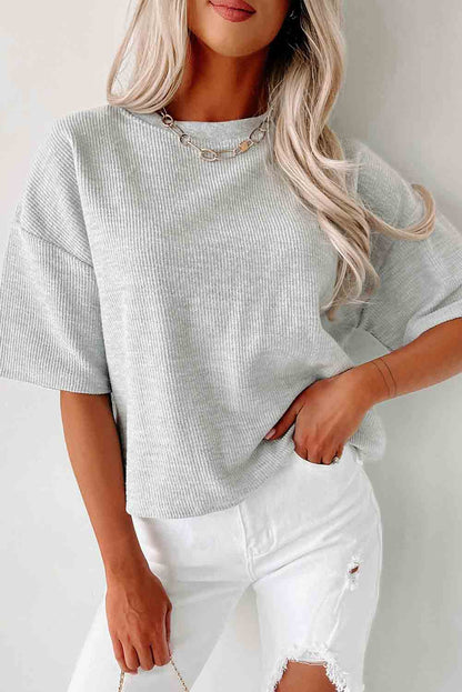 Everyday Dolman Ribbed Top