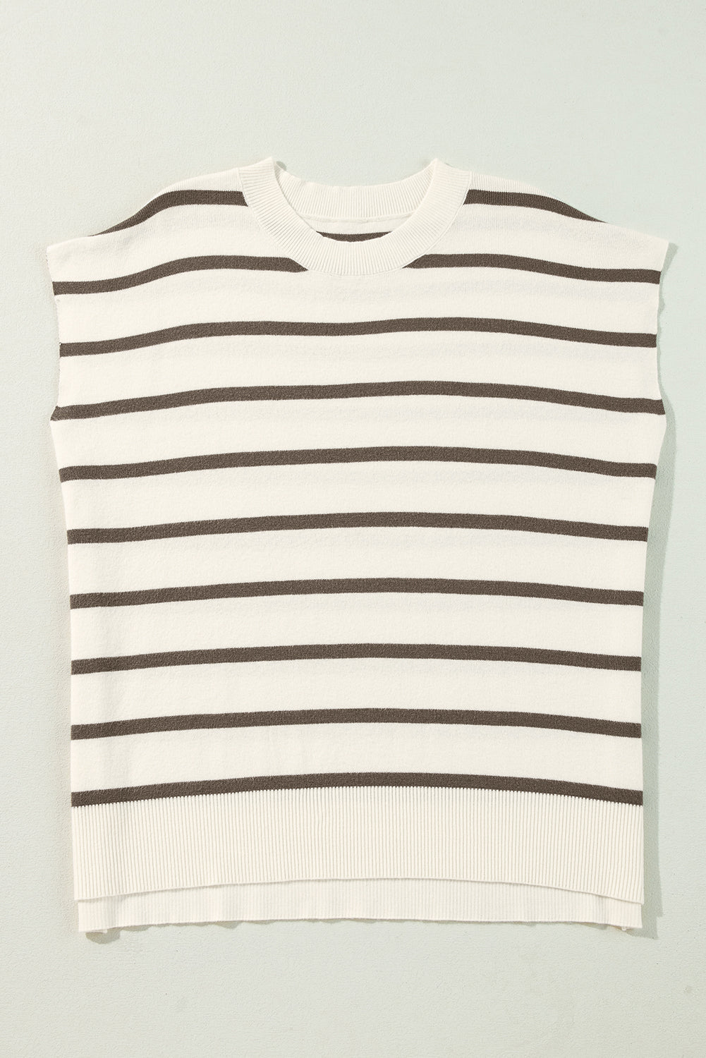 Stripe Crewneck Sweater Tee