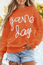 Game Day Tinsel Drop Shoulder Sweatshirt