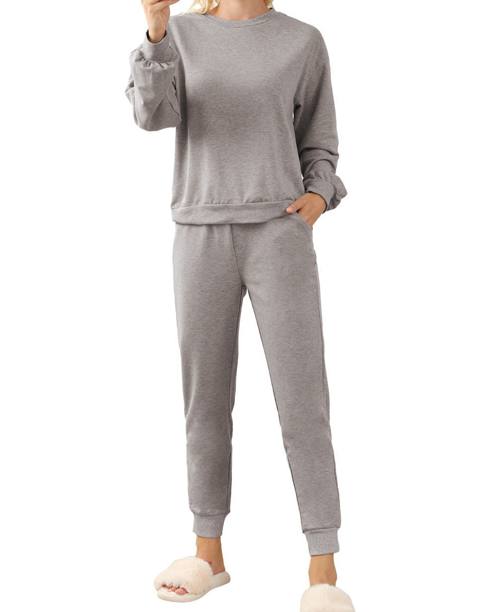 Casual Pullover and Jogger Set