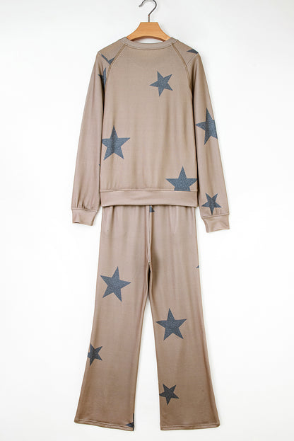 Star Top and Pants Lounge Set