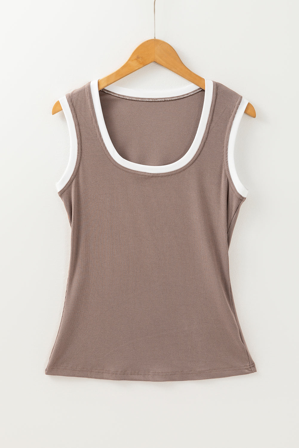 Colorblock Scoop Neck Tank Top