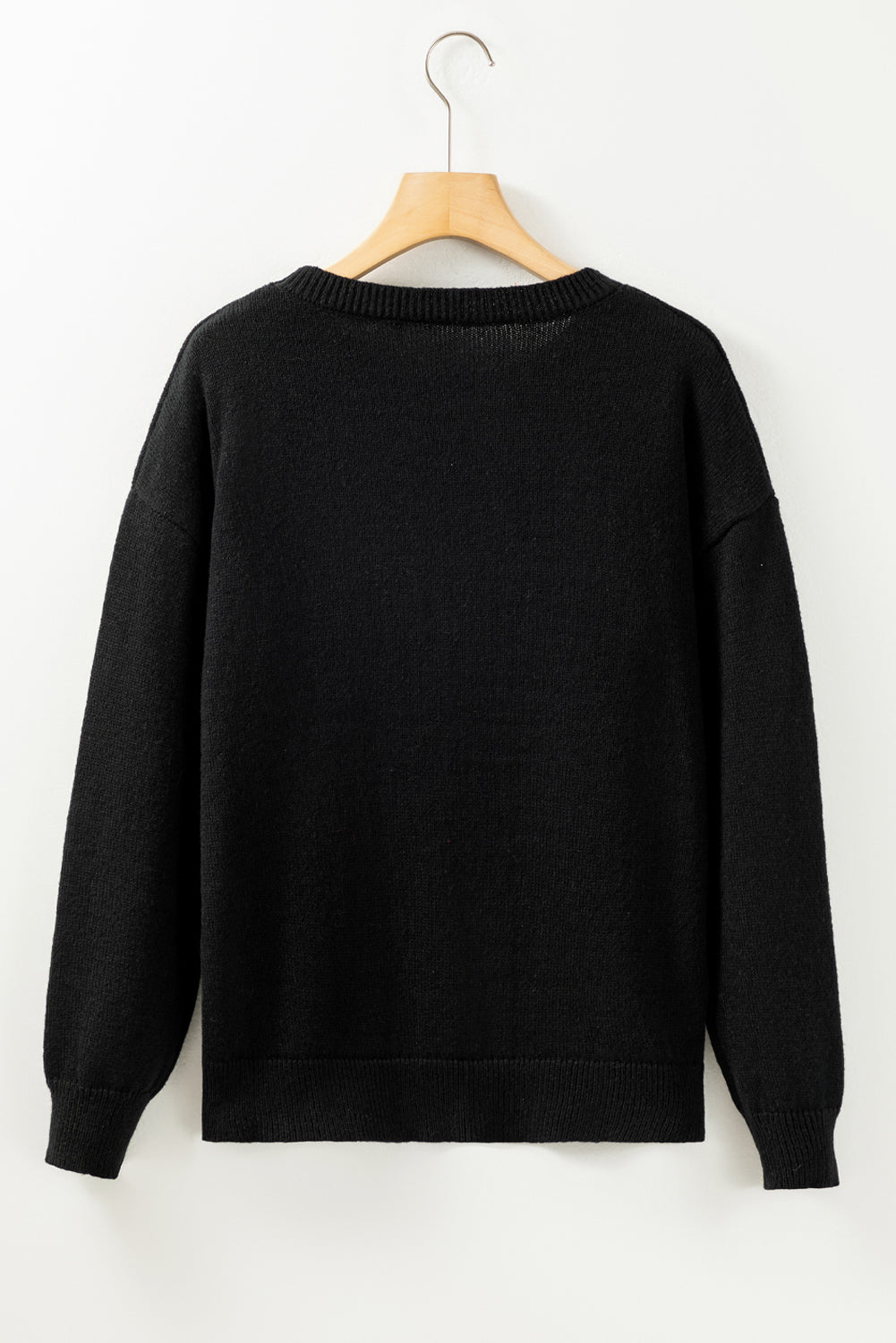 XOXO Heart Round Neck Sweater