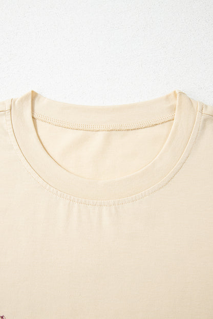 Plus Size Western Burro Cactus Crew Neck Tee