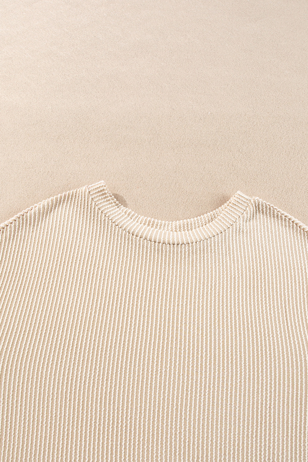 Corded Knit Long Sleeve Top and Shorts Set