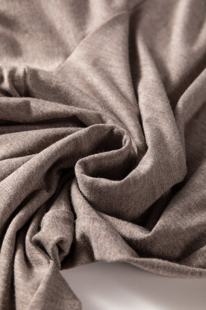 Solid Ruffle Wide Leg High Waist Pants