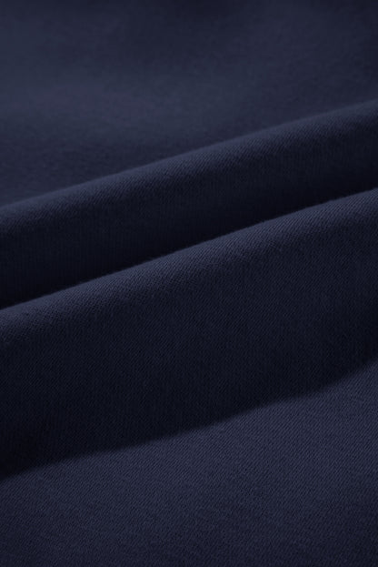 Solid Reverse Seams Hoodie and Joggers Set