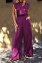 Slant Pocket Wide Leg Jumpsuit