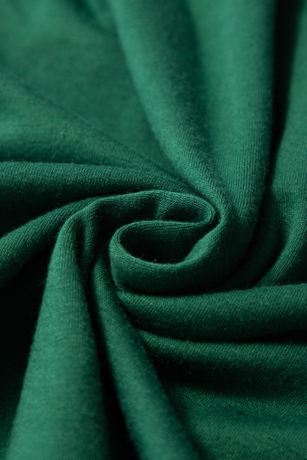 Plus Size Solid Rolled Short Sleeve T-Shirt