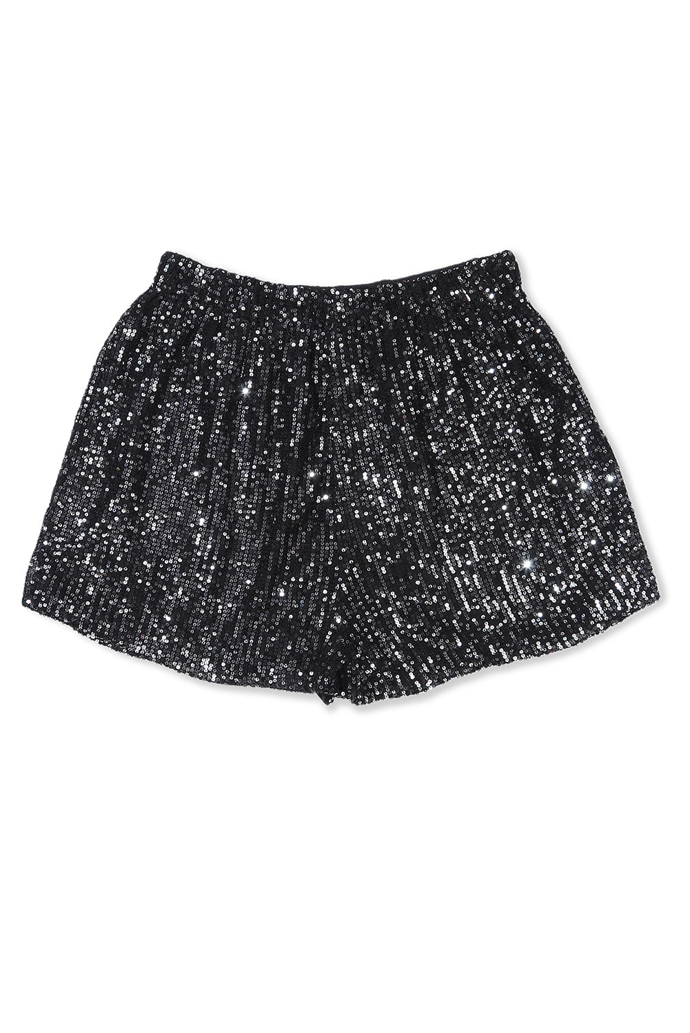 Sequin High Waist Shorts