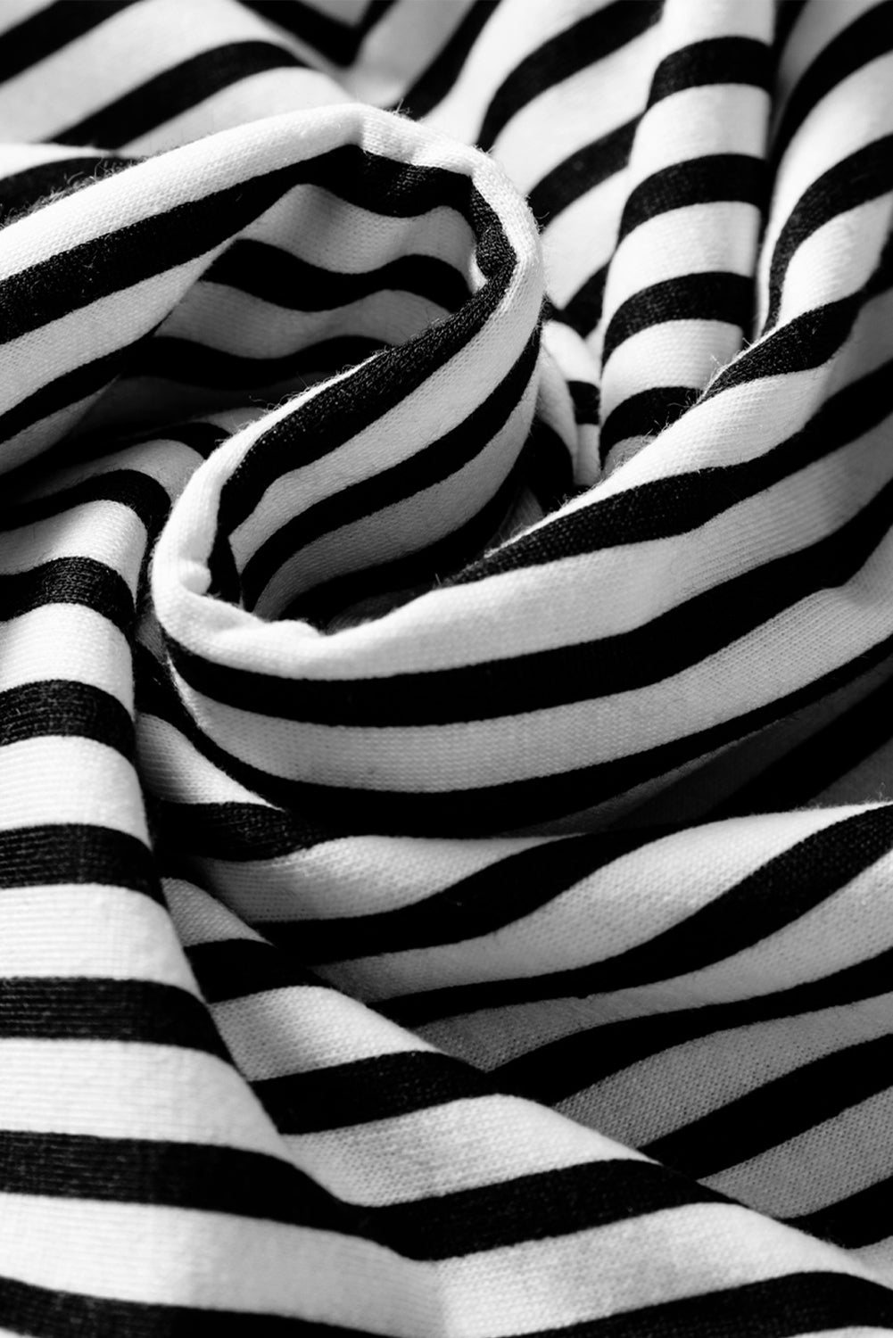 Stripe Pocketed Elastic High Waist Pants