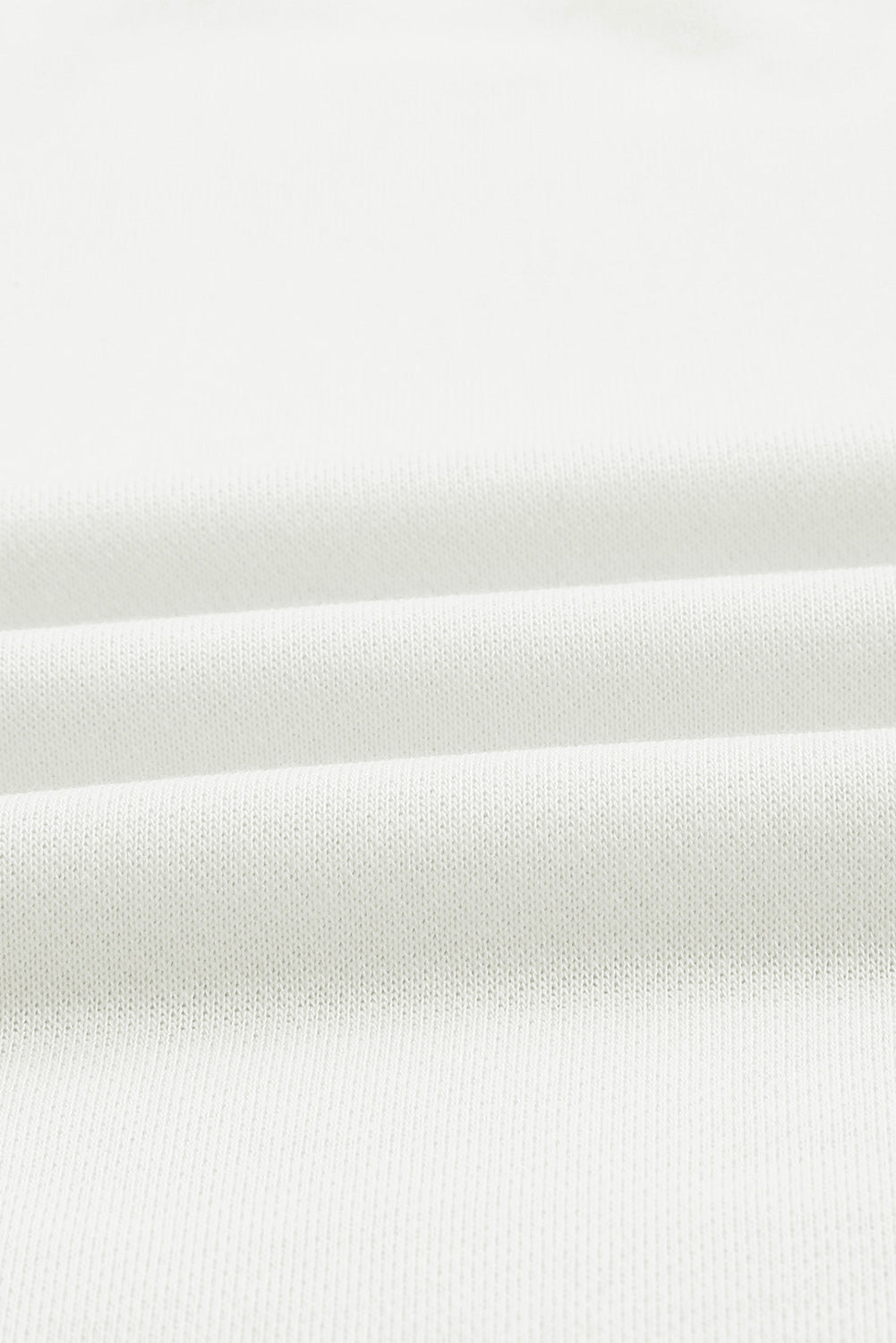 Solid Crew Neck Pullover Sweatshirt