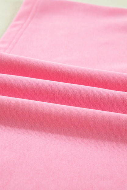 Christmas Tree Plaid Patch Pullover and Short Set