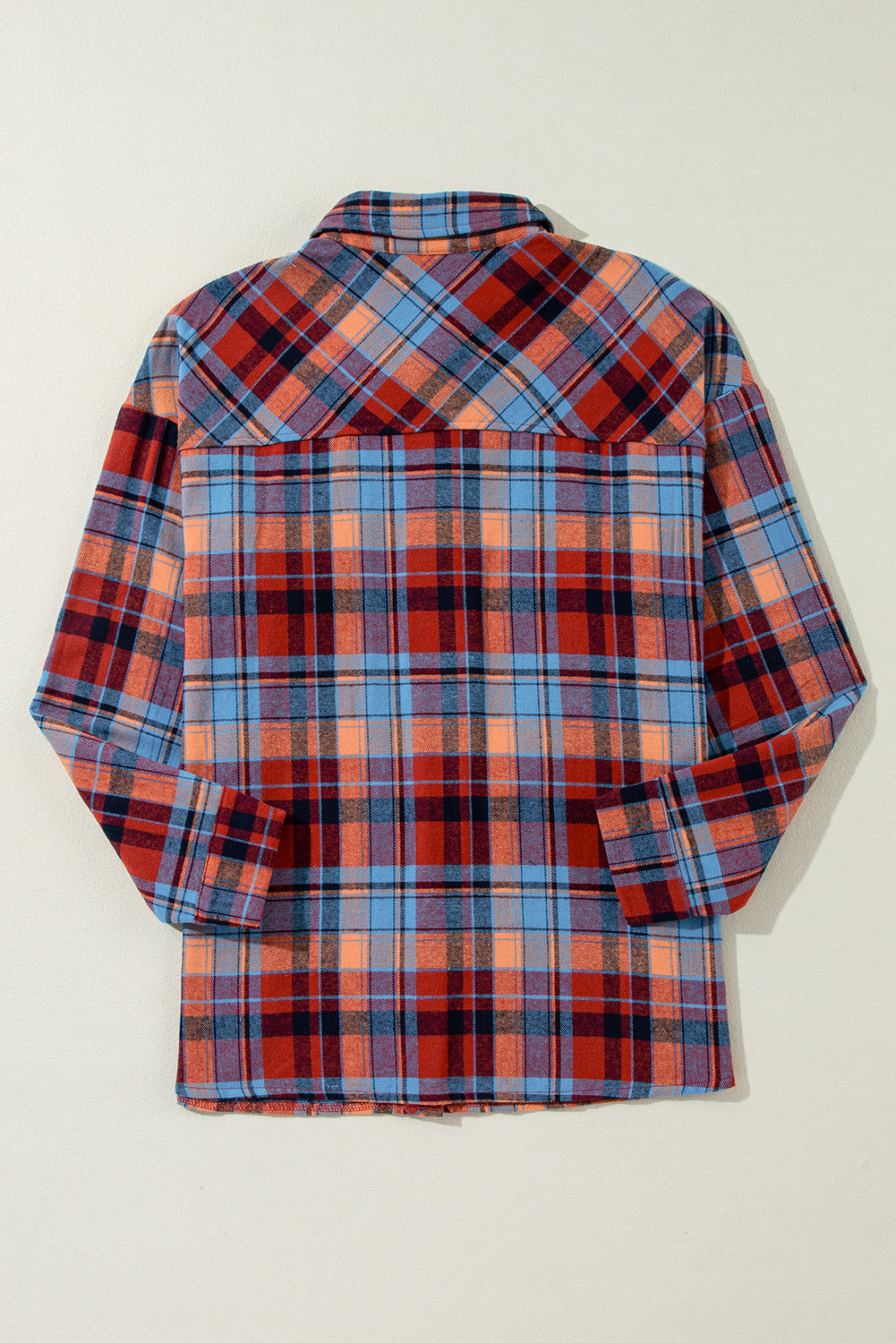 Plaid Long Sleeve Buttoned Shirt